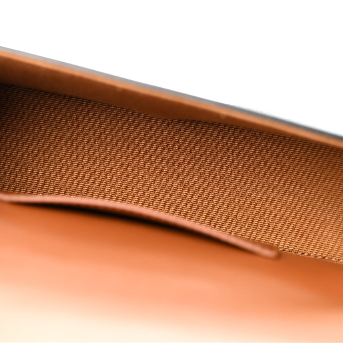 Calfskin Canvas Clutch Bag - Tan