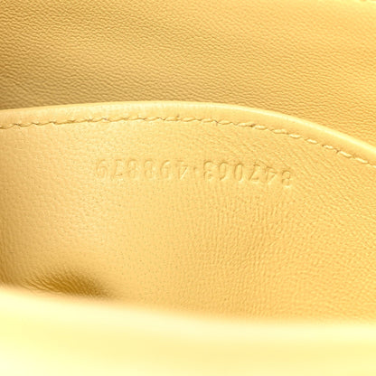 Small Calfskin Shoulder Bag - Yellow