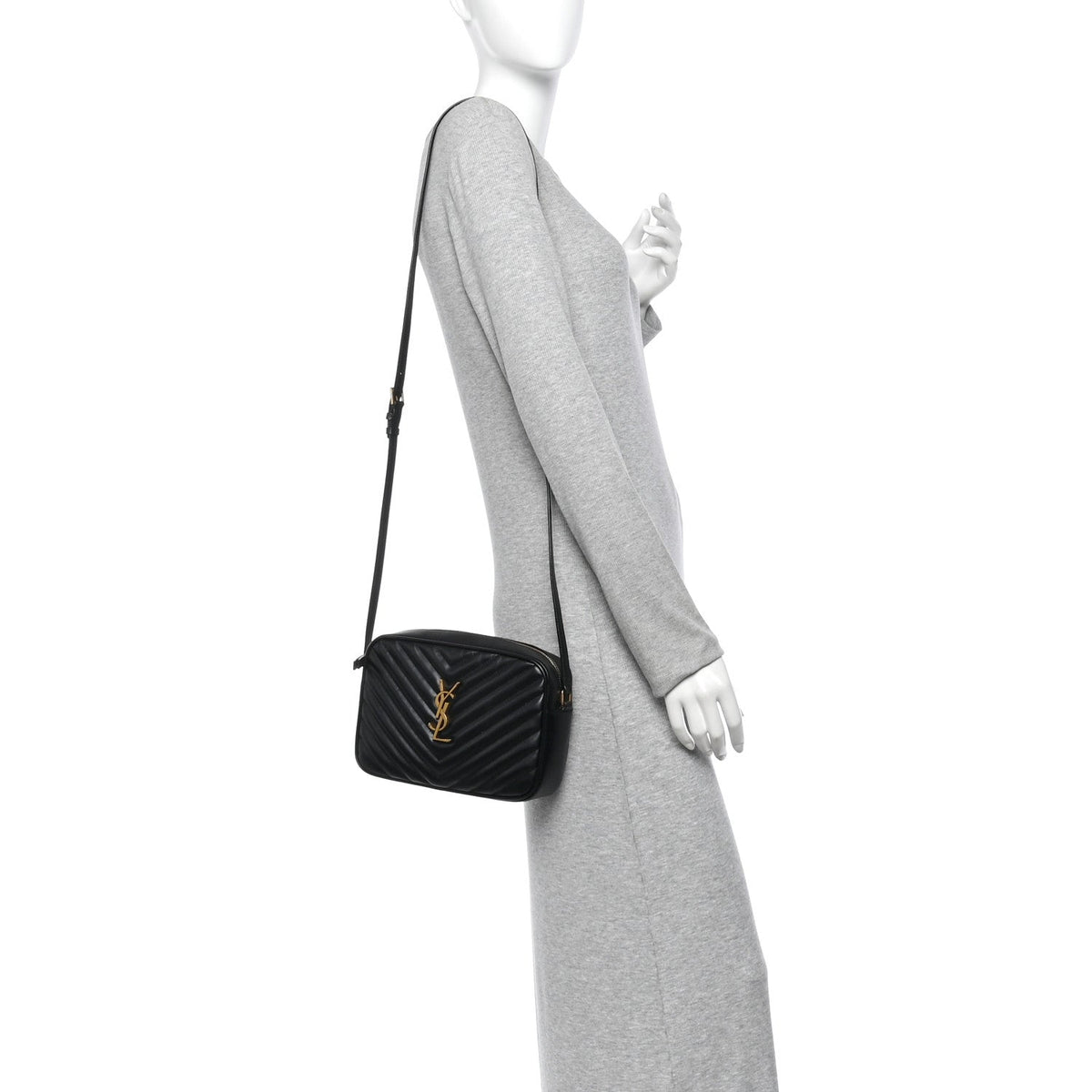 Calfskin Crossbody Bag - Black