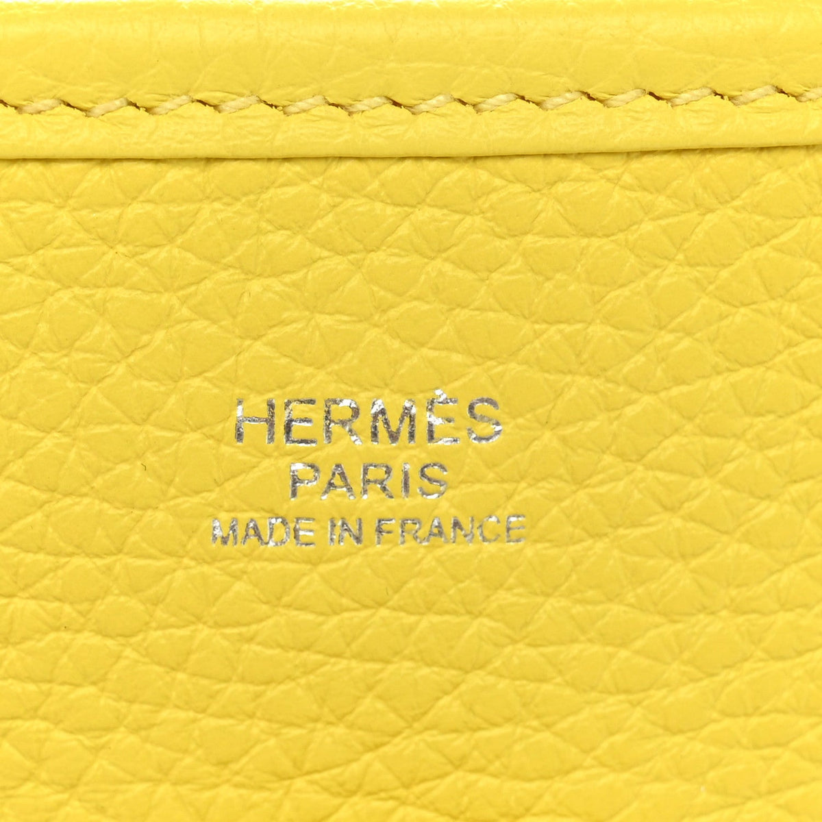 Taurillon Clemence Evelyne Iii Pm Lime Handbag