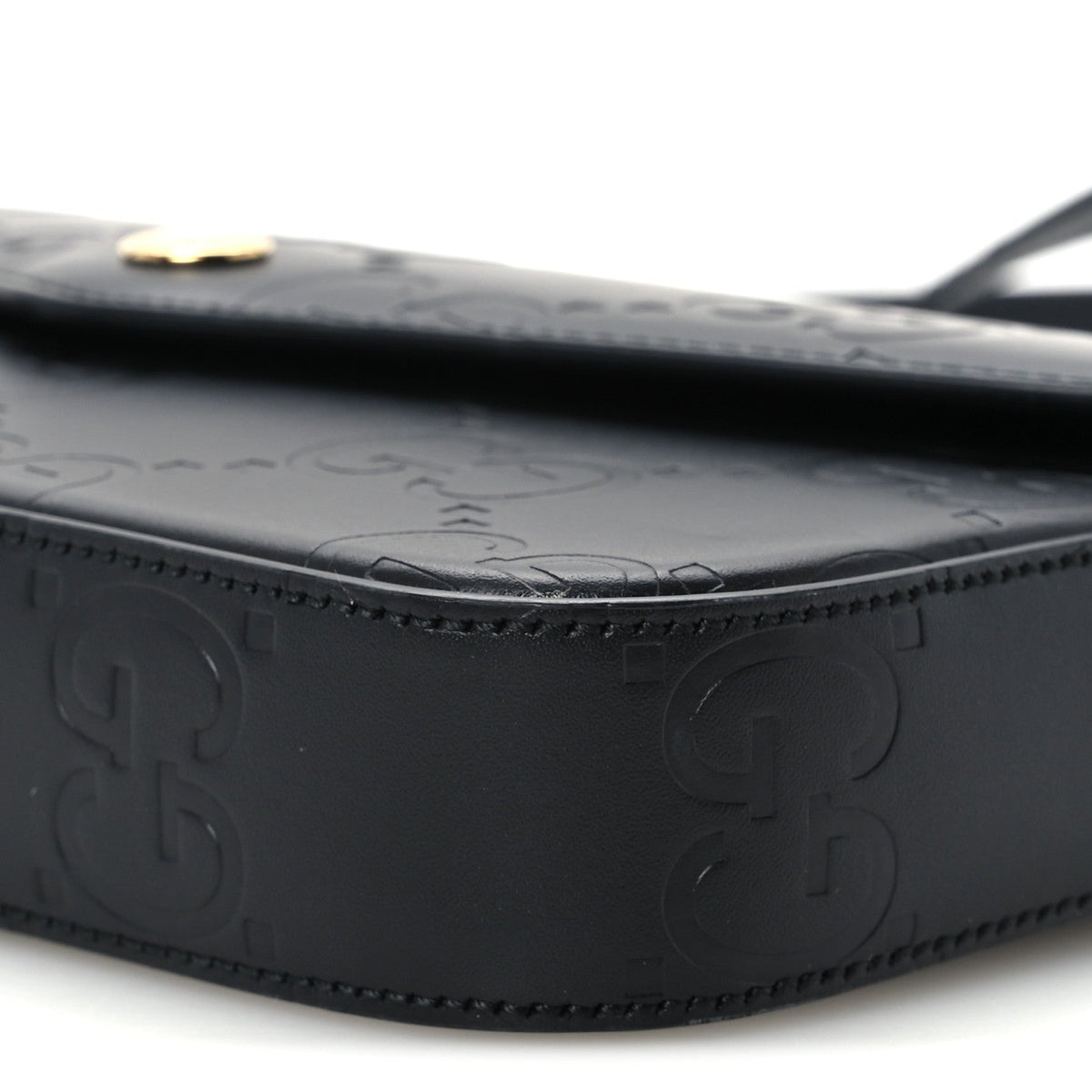 Mini Calfskin Shoulder Bag - Black