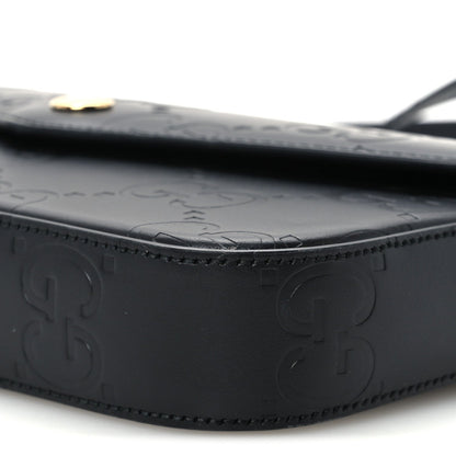 Mini Calfskin Shoulder Bag - Black