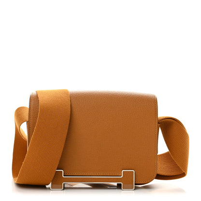 Chevre Mysore Geta Caramel Handbag