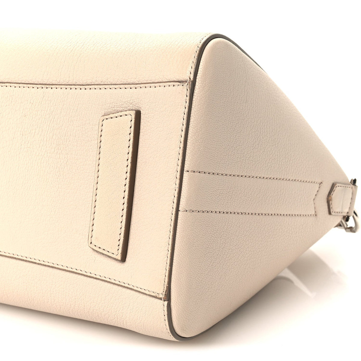 Small Goatskin Handbag - Beige