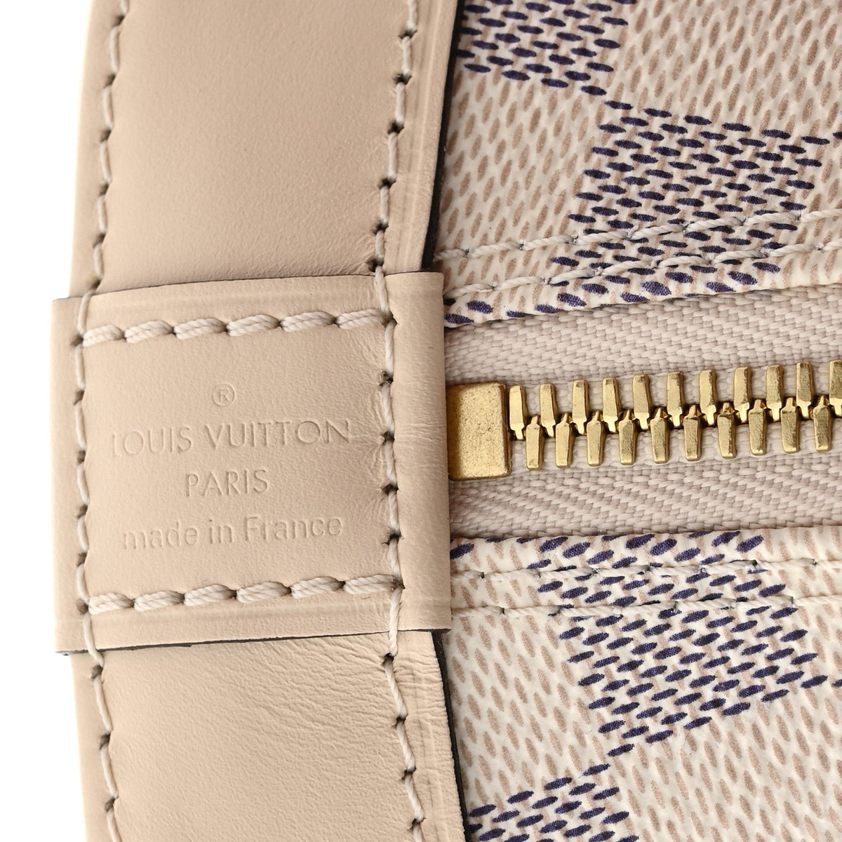 Damier Azur Braided Alma Bb Handbag