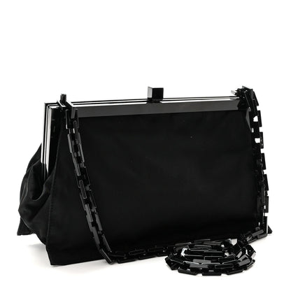 Nylon Shoulder Bag - Black