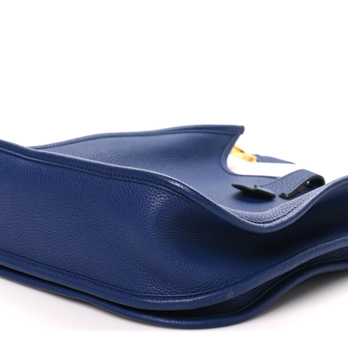 Taurillon Clemence Evelyne Iii Pm Bleu E Handbag