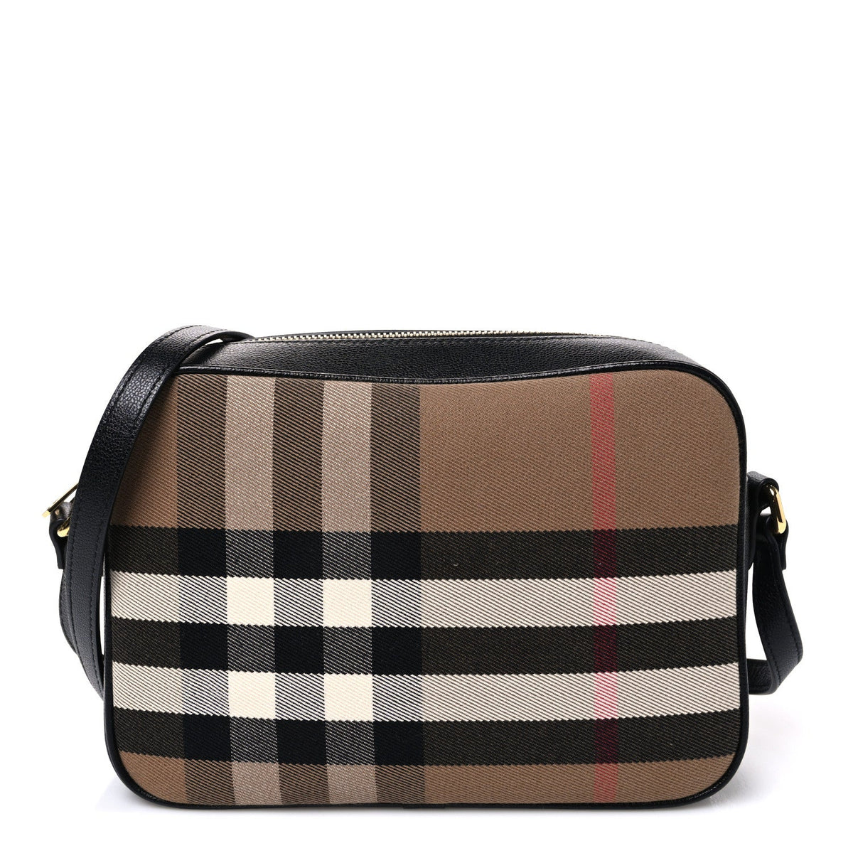 Large Calfskin Crossbody Bag - Black