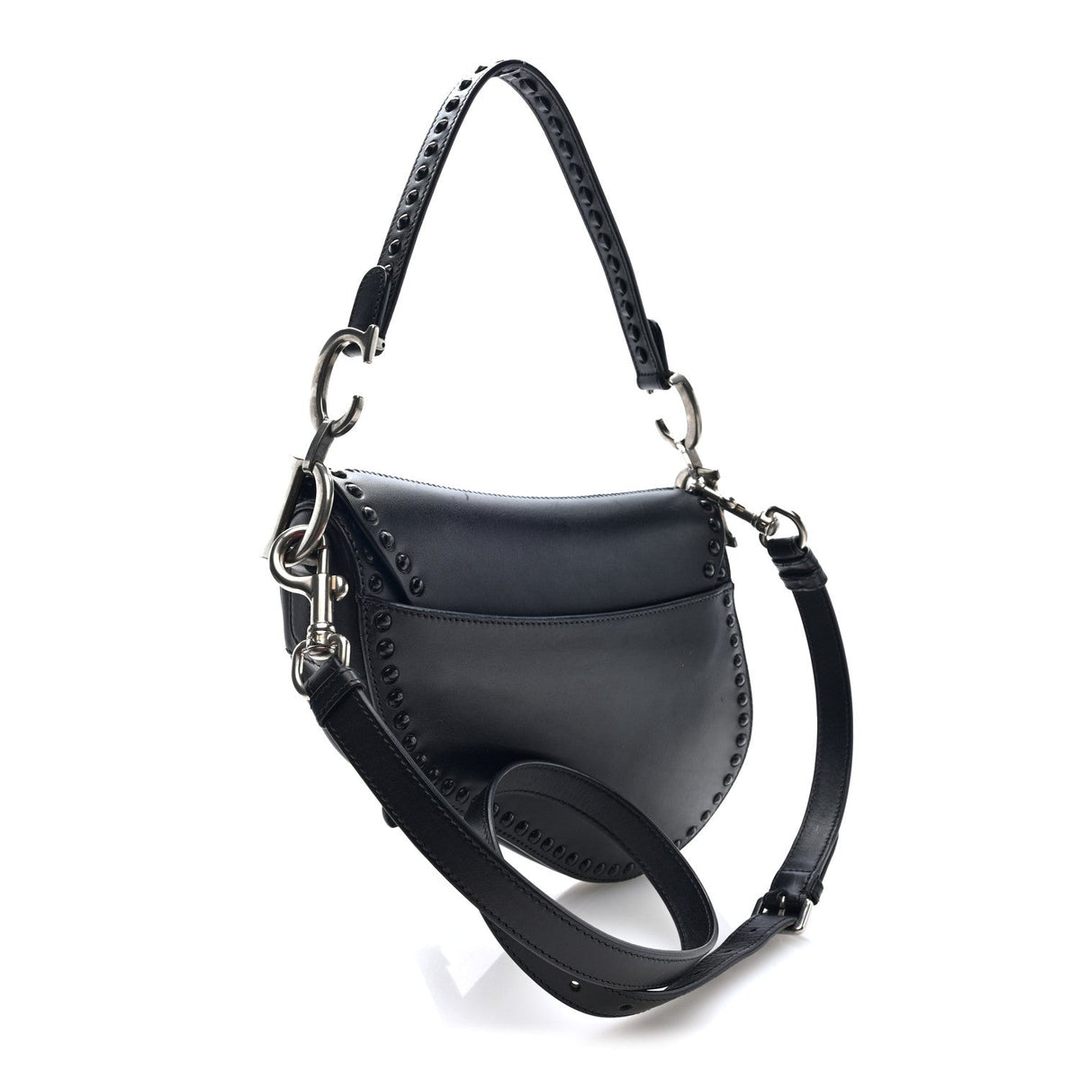 Calfskin Handbag - Black