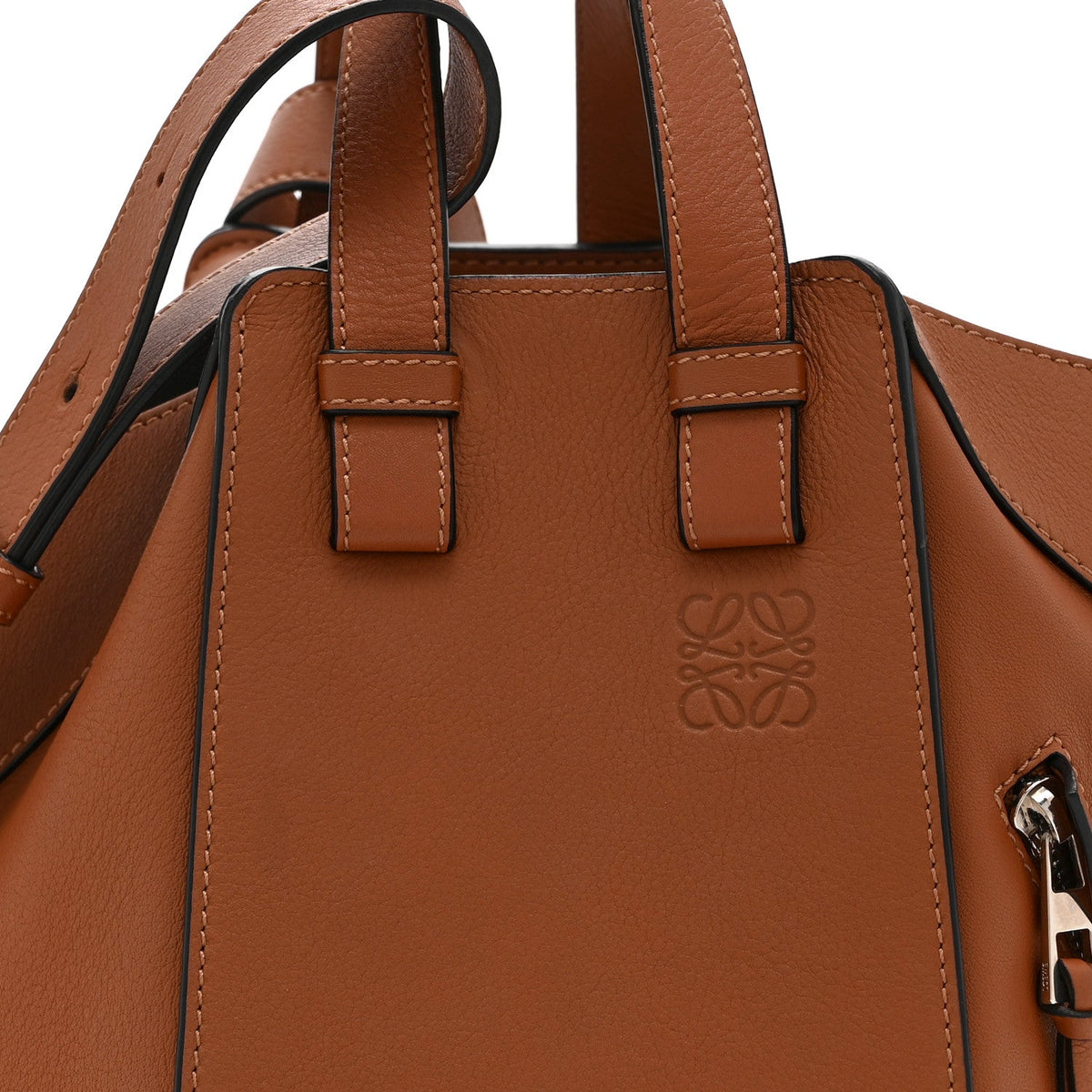 Small Calfskin Shoulder Bag - Tan