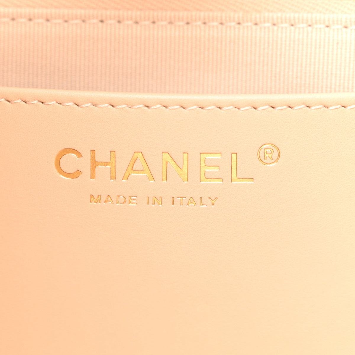 Large Caviar Tote Bag - Beige