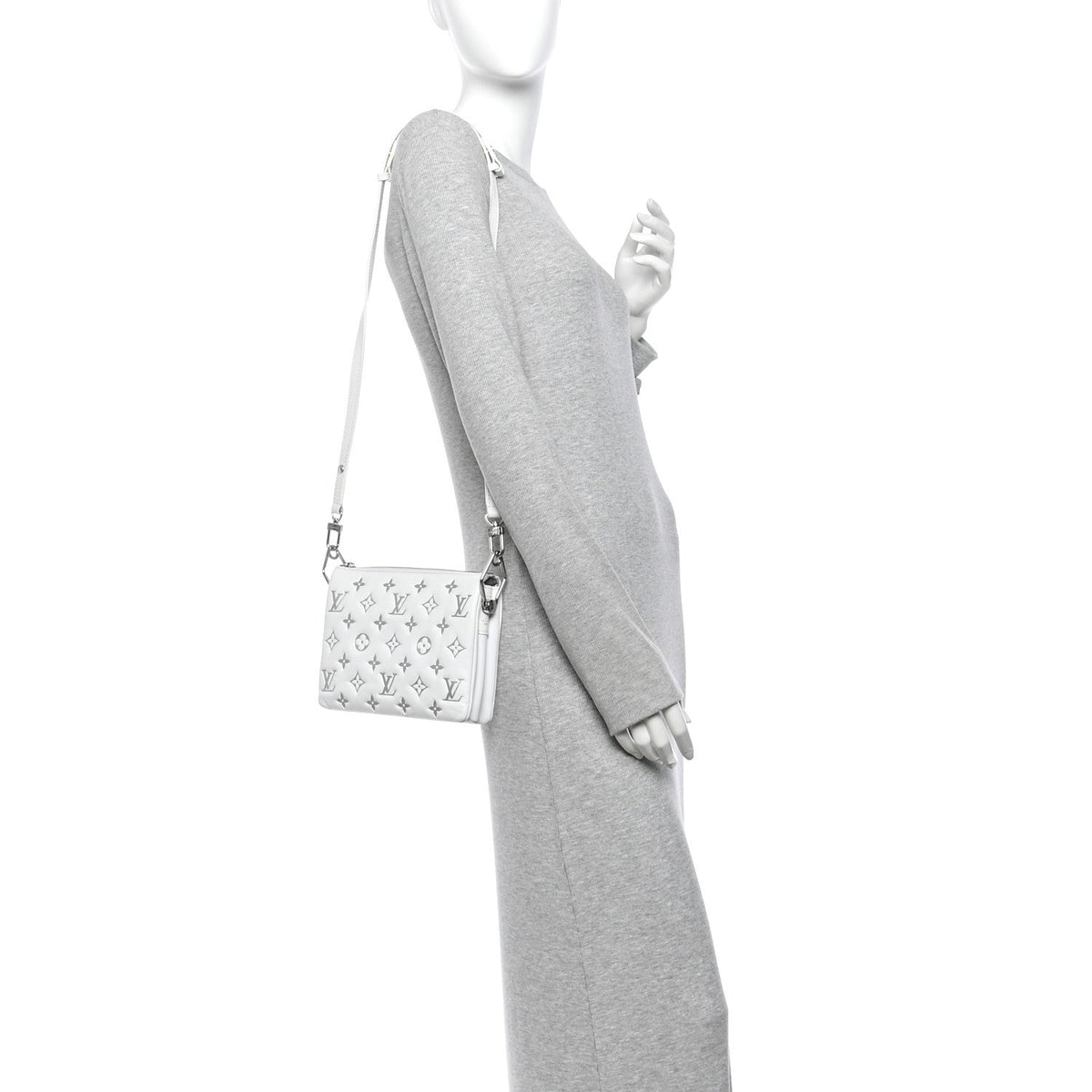 Lambskin Handbag - White