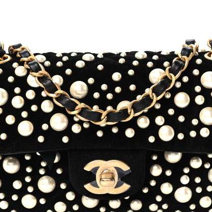 Mini Flap Shoulder Bag - Black