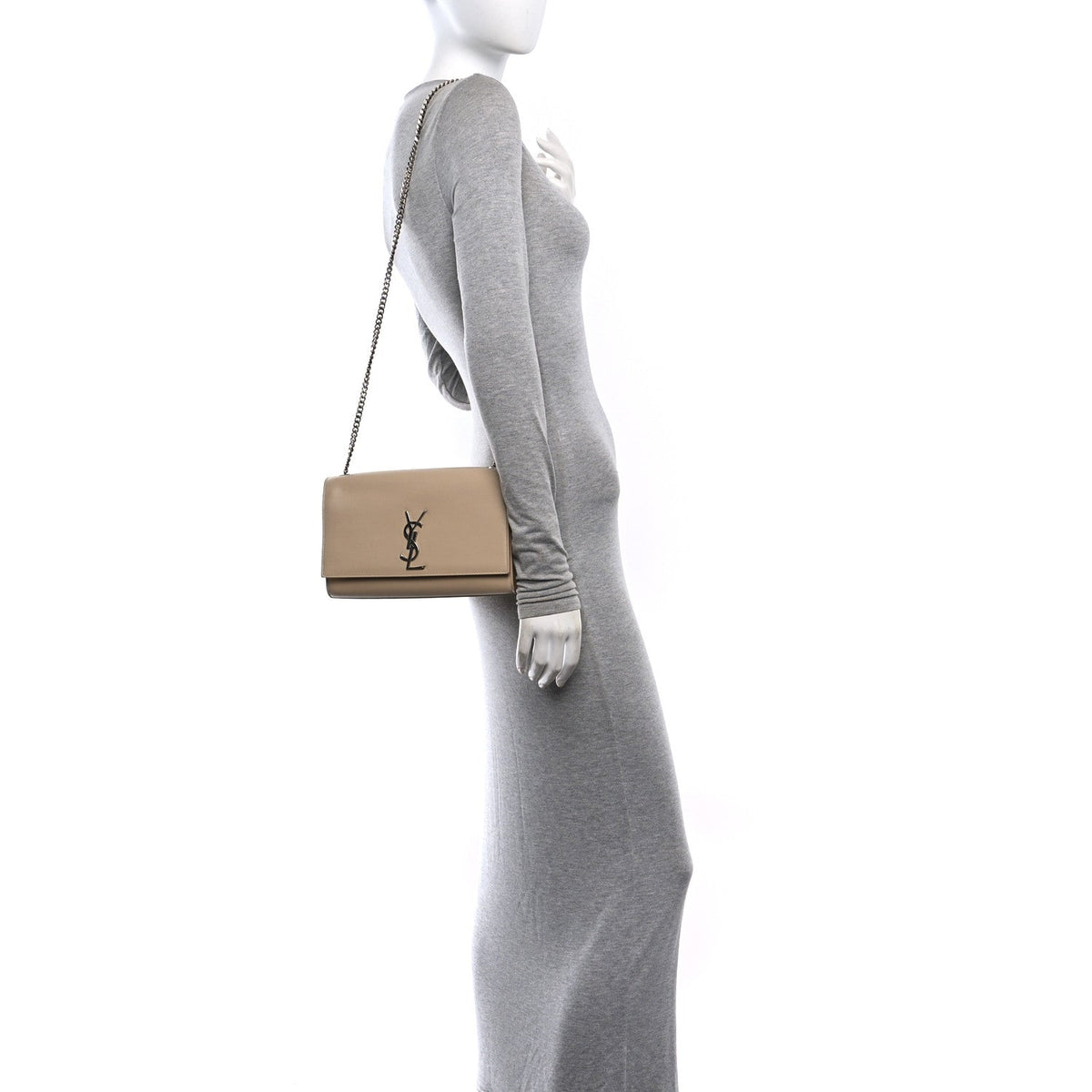 Medium Satchel Bag - Beige