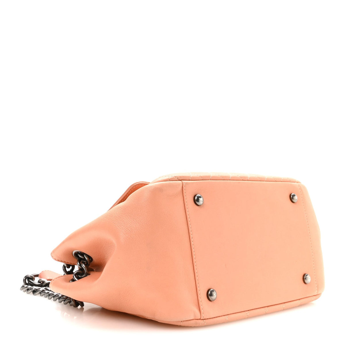 Quilted Lambskin Flap Shoulder Bag