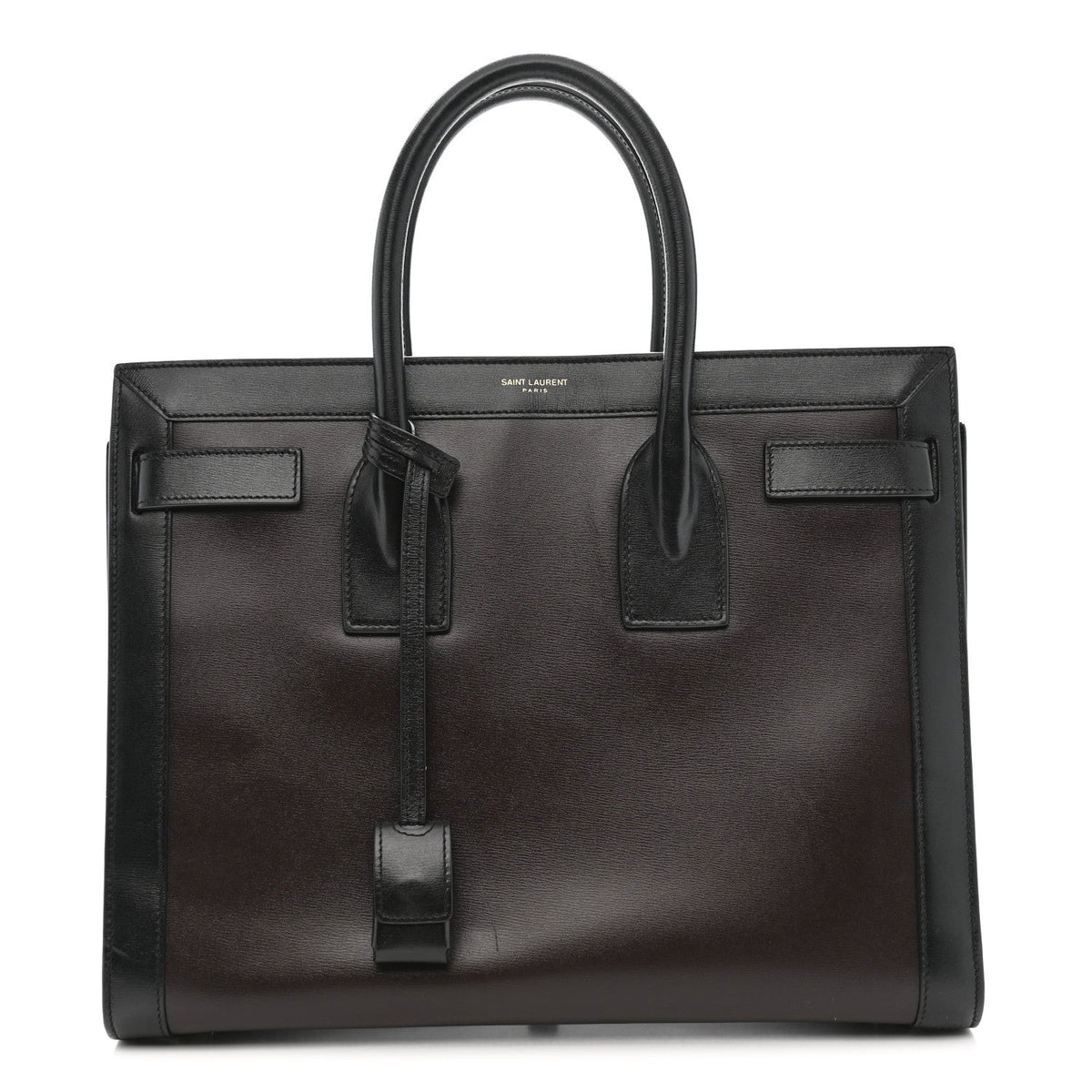 Small Calfskin Handbag - Black
