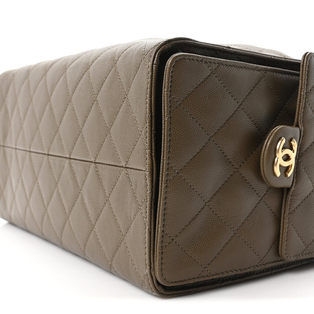 Medium Quilted Caviar Handbag