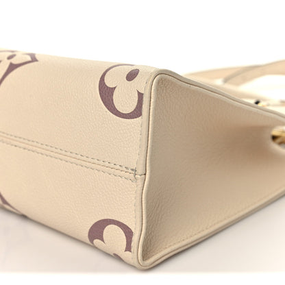 Empreinte Monogram Giant Onthego Pm Crem Handbag