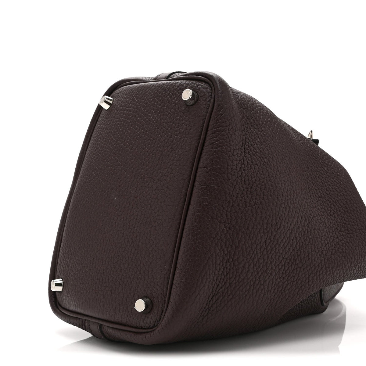 Taurillon Clemence Swift Eclat Picotin L Handbag