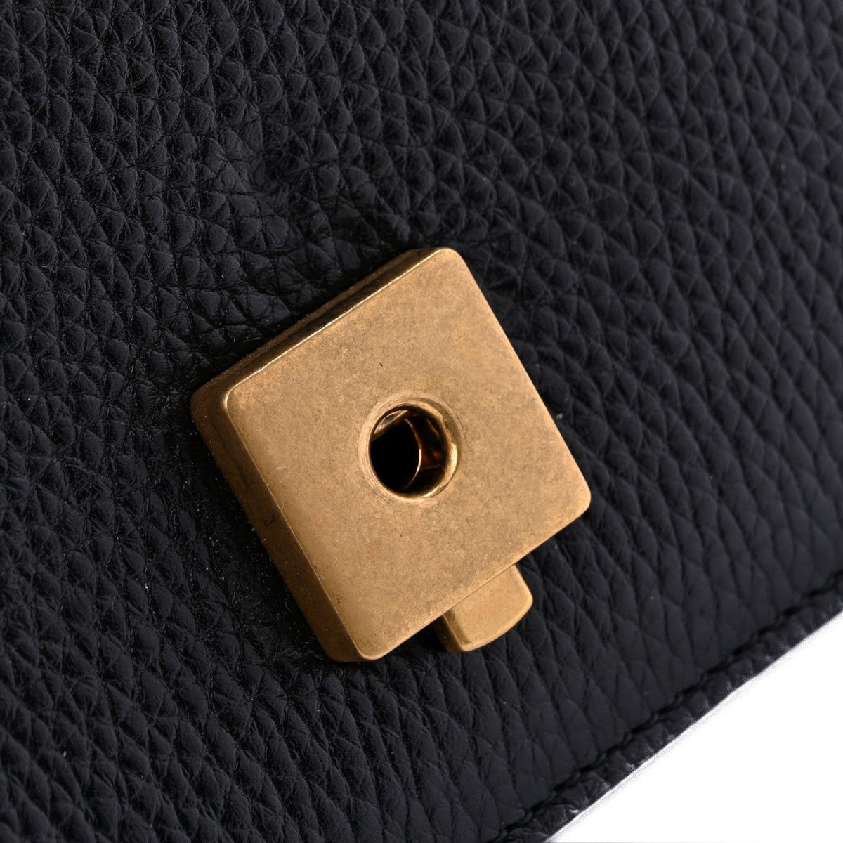 Small Calfskin Handbag - Black