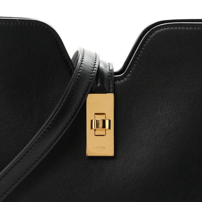 Small Calfskin Handbag - Black