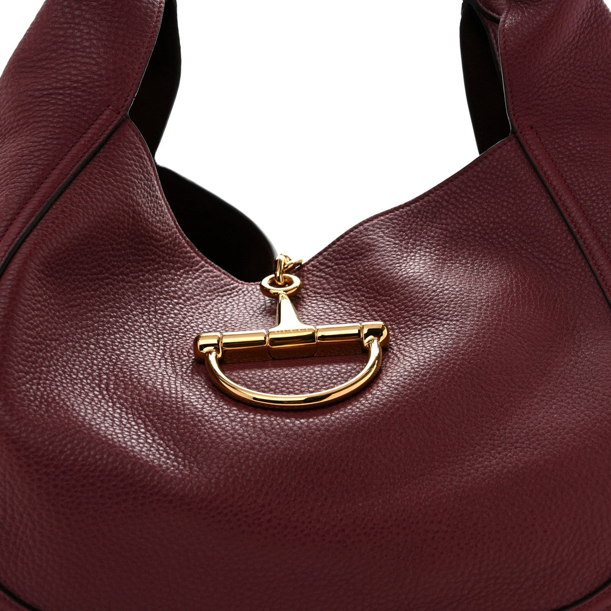 Maxi Calfskin Shoulder Bag - Red