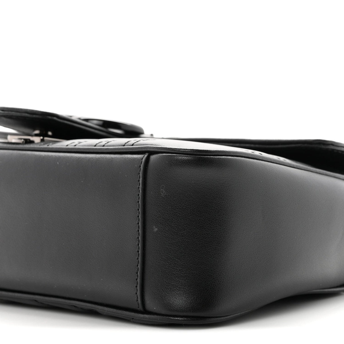 Small Calfskin Shoulder Bag - Black