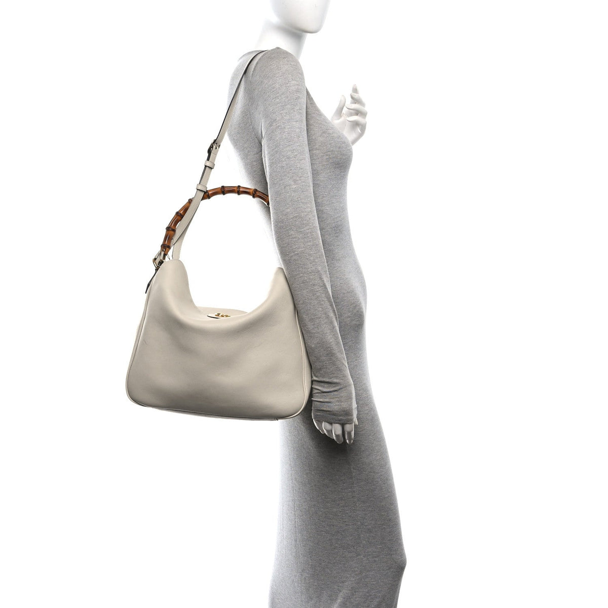 Large Calfskin Shoulder Bag - Red