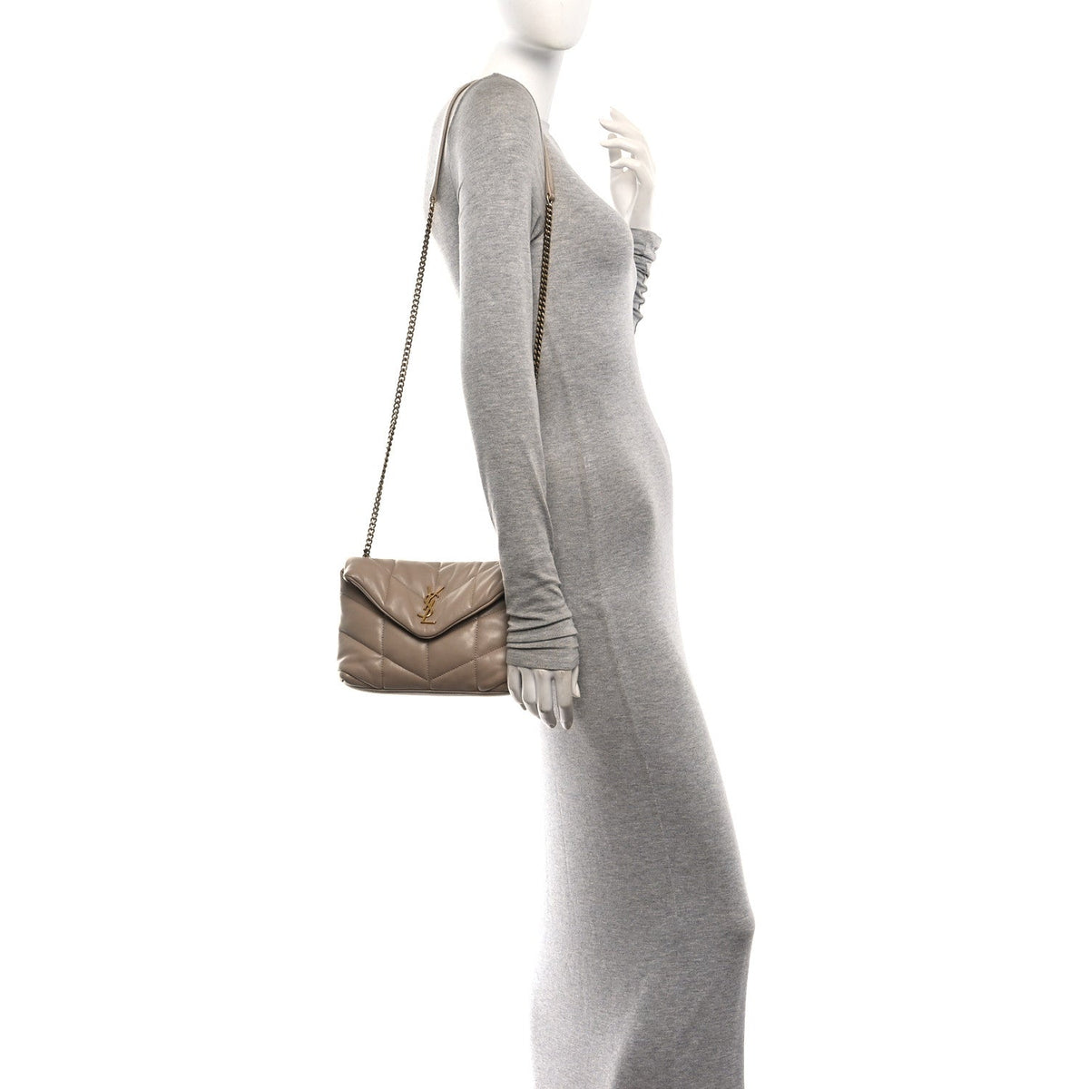 Quilted Lambskin Satchel Bag