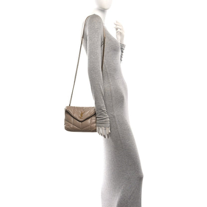 Quilted Lambskin Satchel Bag