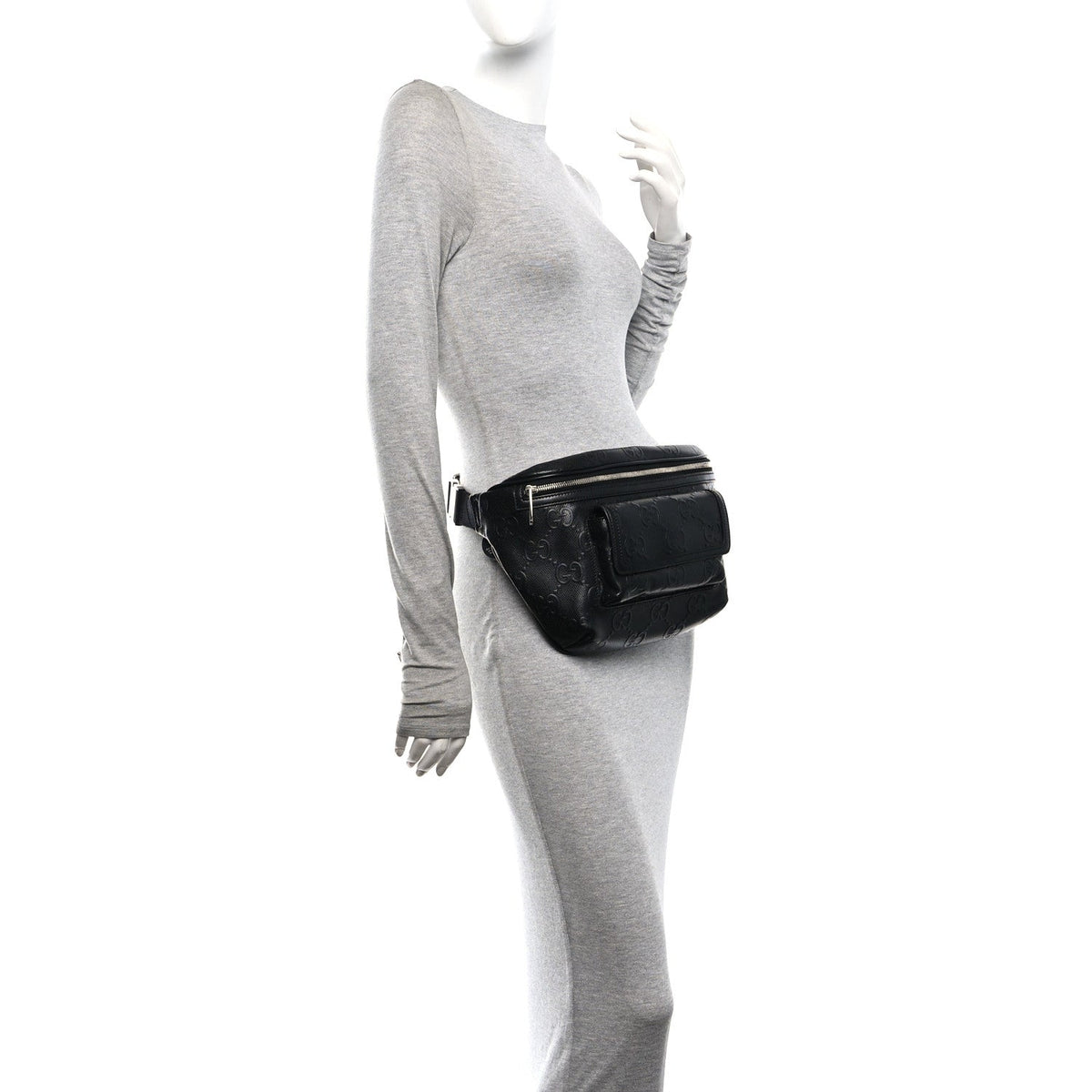Calfskin Belt Bag - Black