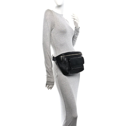 Calfskin Belt Bag - Black