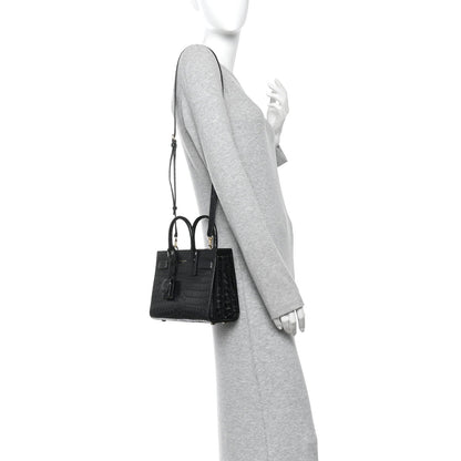 Nano Calfskin Handbag - Black