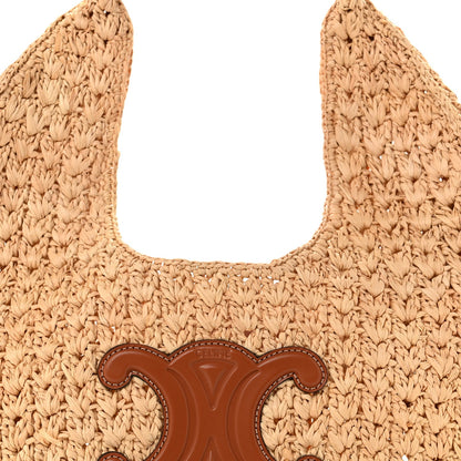 Calfskin Hobo Bag - Natural