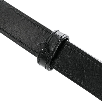Small Calfskin Satchel Bag - Black