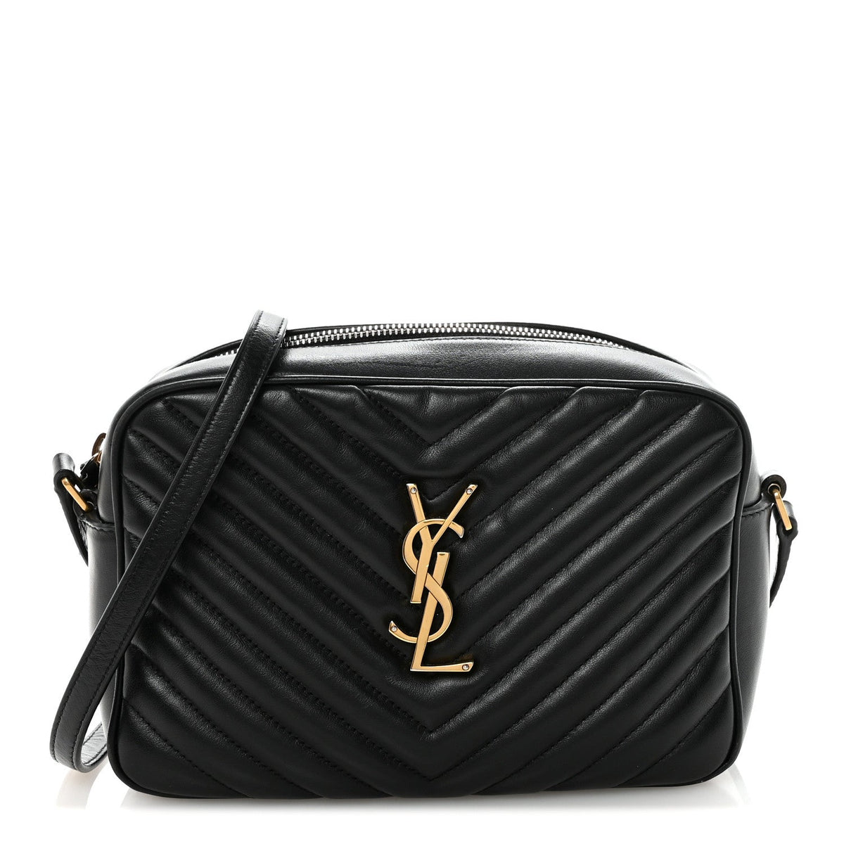 Calfskin Crossbody Bag - Black