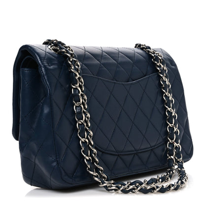 Medium Quilted Lambskin Flap Shoulder Bag