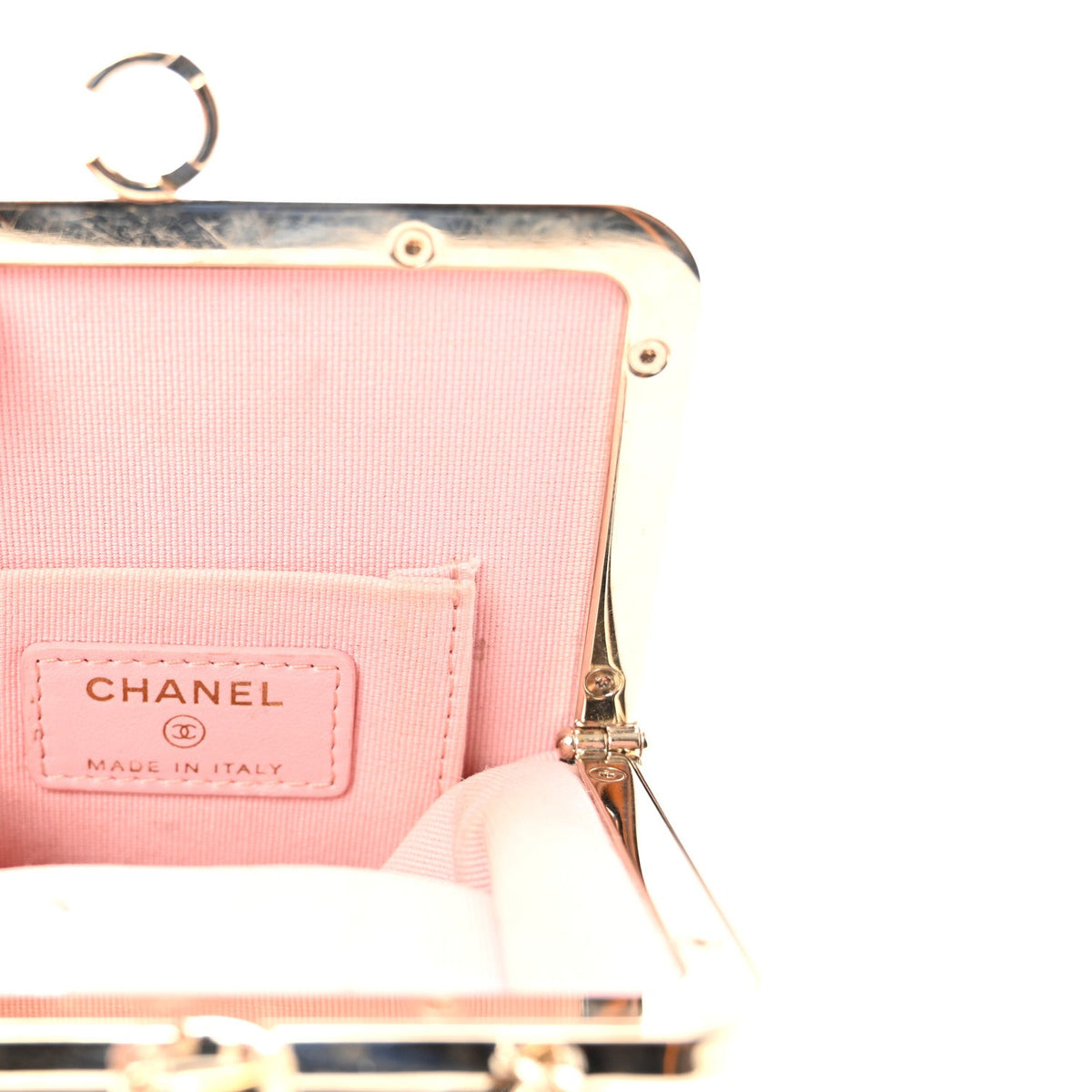Quilted Lambskin Clutch Bag - Black