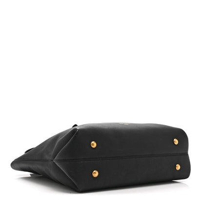 Calfskin Handbag - Black