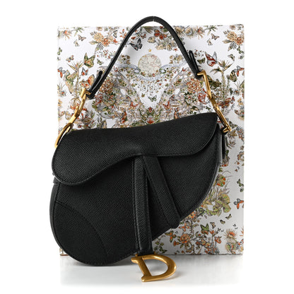 Mini Calfskin Handbag - Black