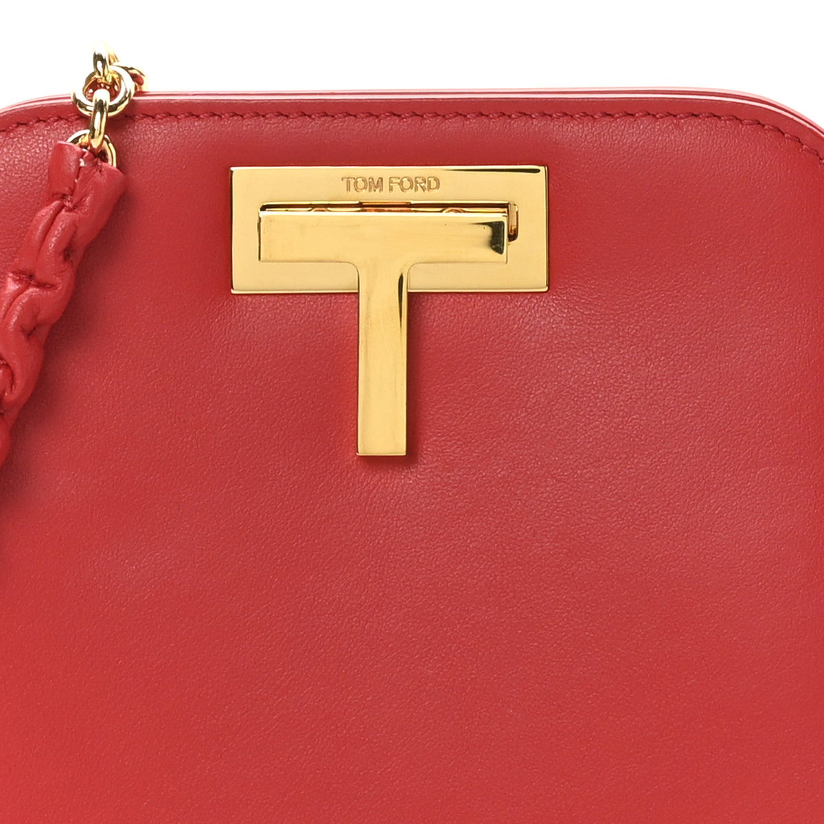 Calfskin Handbag - Red
