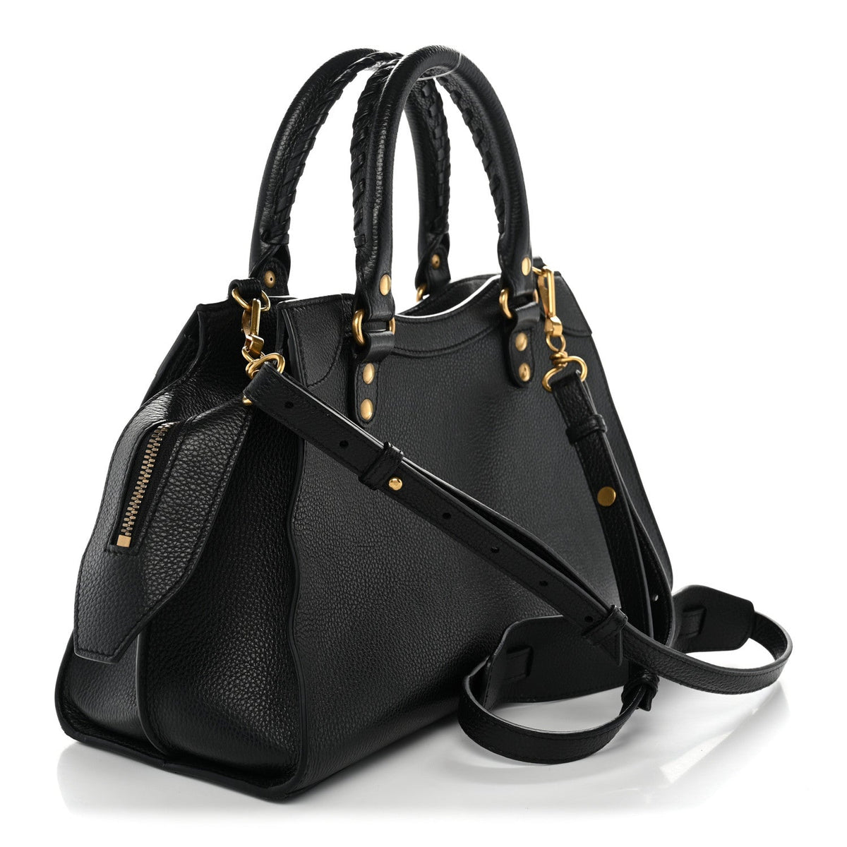 Calfskin Handbag - Gold