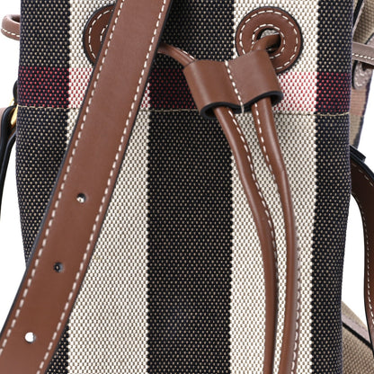 Small Canvas Bucket Bag - Brown