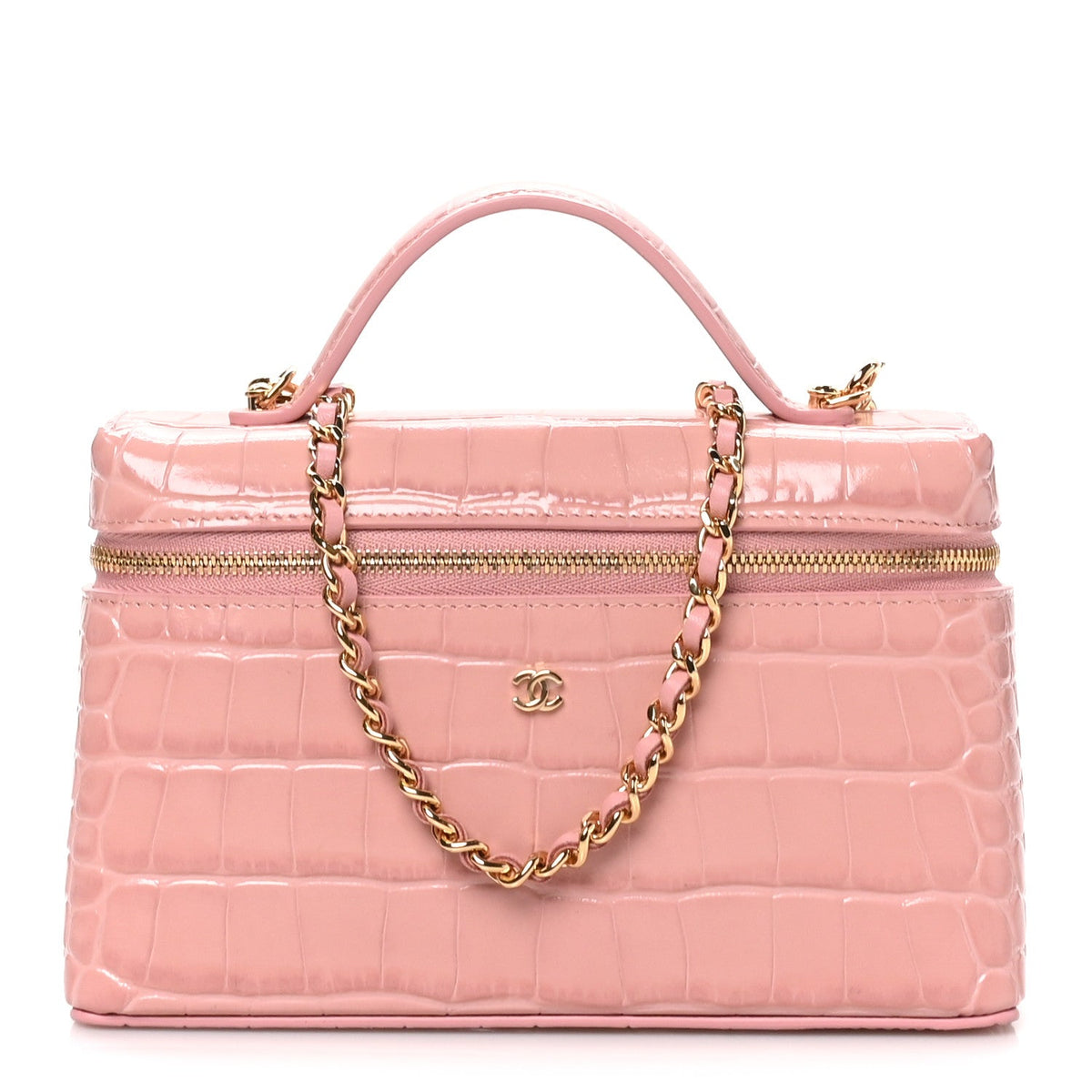Calfskin Handbag - Pink