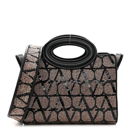 Mini Calfskin Handbag - Black