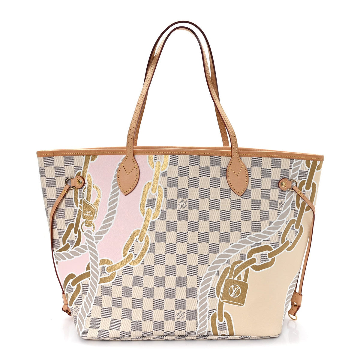 Damier Azur Nautical Neverfull Mm Handbag