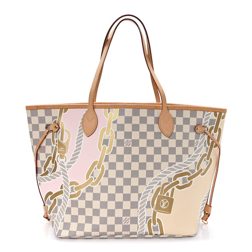 Damier Azur Nautical Neverfull Mm Handbag