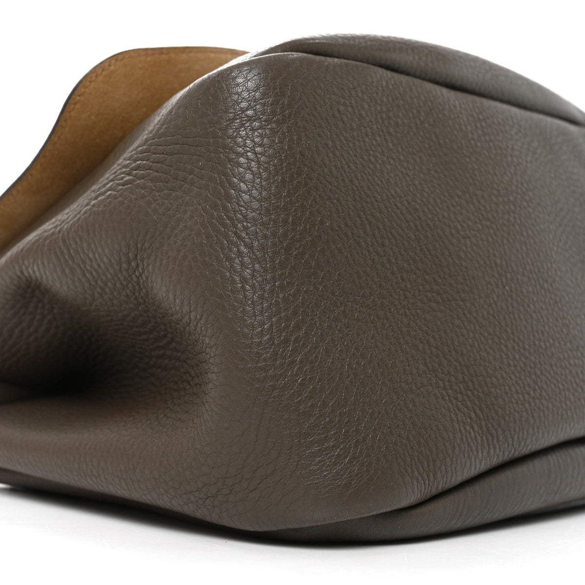 Small Calfskin Handbag - Grey