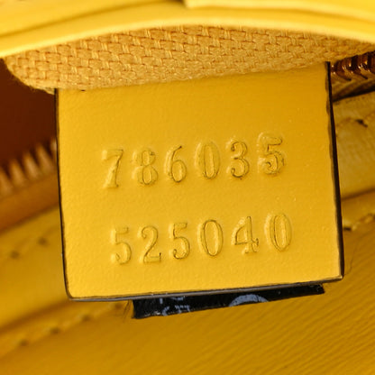 Mini Calfskin Shoulder Bag - Yellow