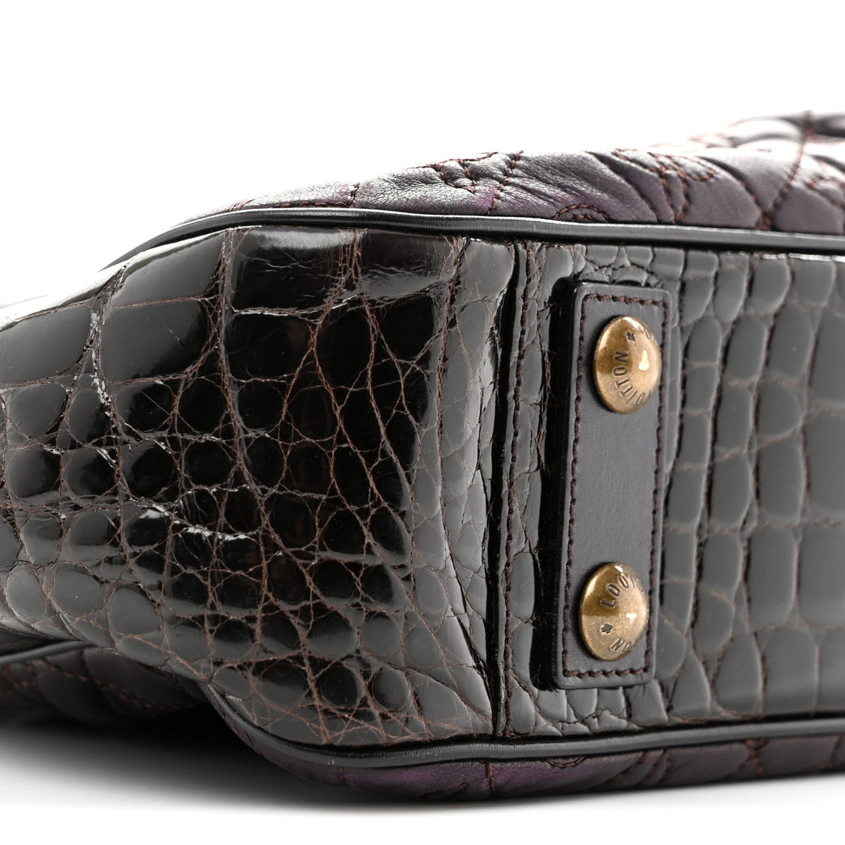 Monogram Vienna Alligator Sac Fermoir Gm Handbag